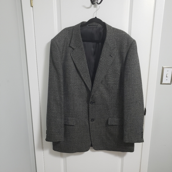 Vintage Other - PROTOCOL Houndstooth Wool Blazer Jacket